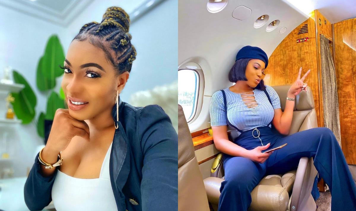 You Flex On A Private Jet When Ned Nwoko Got Your Back - Fan Hails Chika Ike As She Prepares To Celebrate Her 35th Birthday - Amebo Book You Flex On A