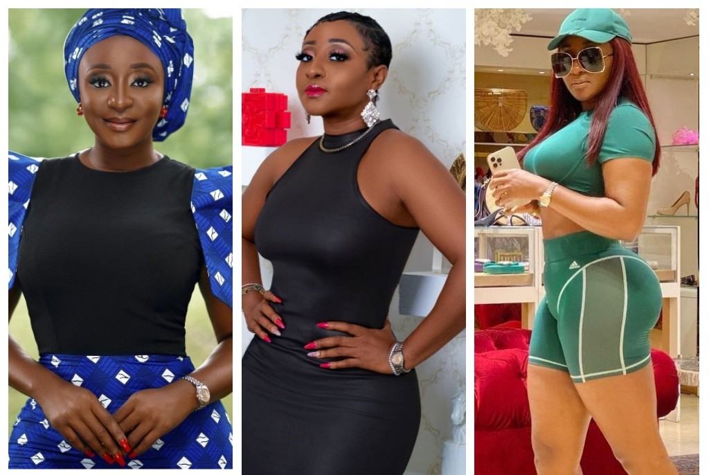 Actress Ini Edo shows off her skin transformation with her skincare products (PHOTOS)