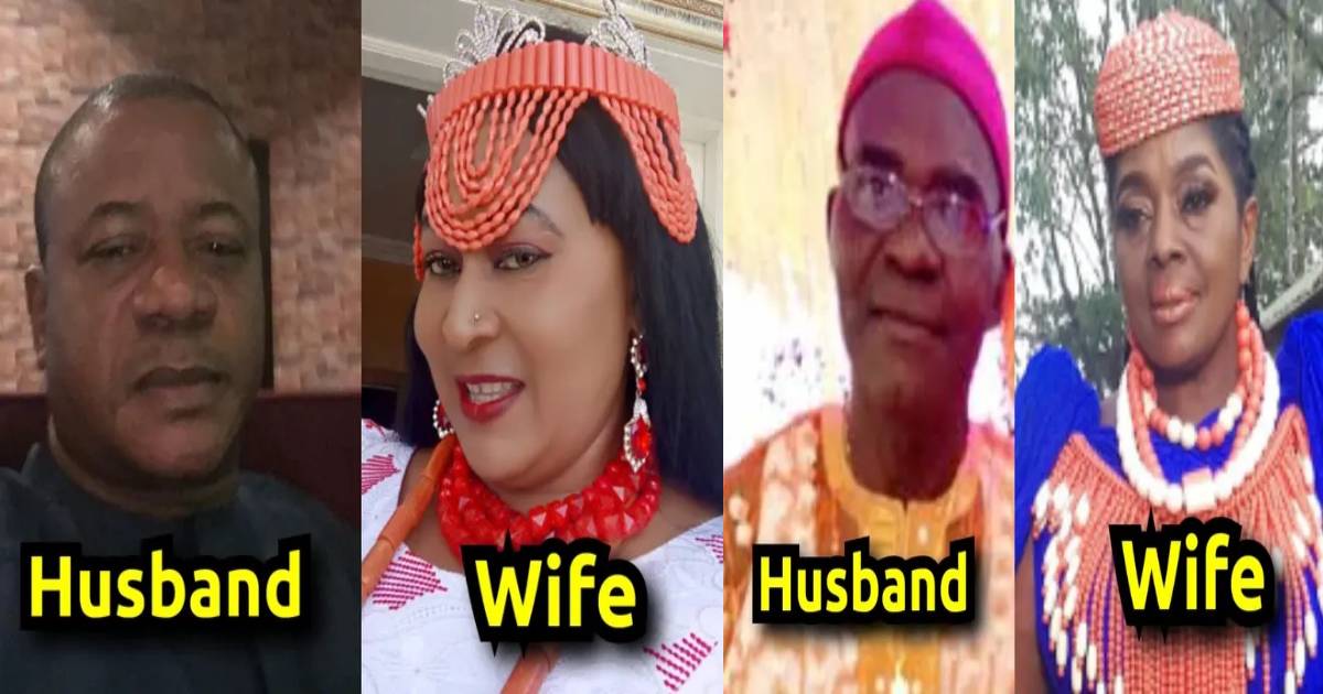 Meet The Husbands Of These 5 Nollywood Veteran Actresses Who Act As Queens In Movies (Photos)