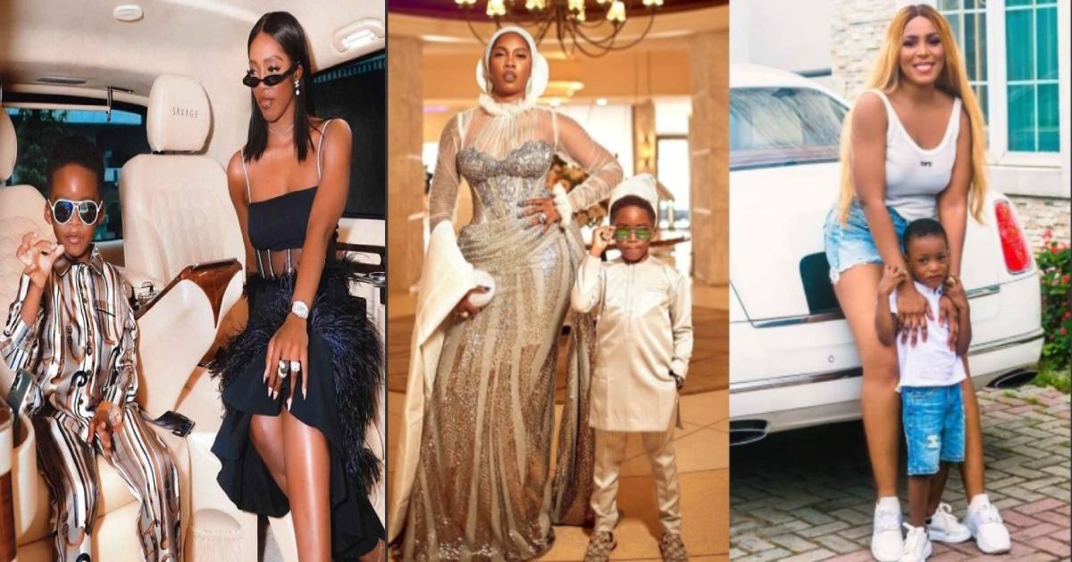 4 Top Nigerian Female Celebrities Who Are Raising Their Kids As Single Mothers