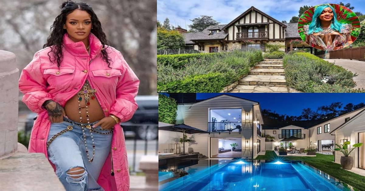 A Brief Look At Rihanna's Luxury Mansions And Garage, See Six Of Her Most Expensive Cars And Houses