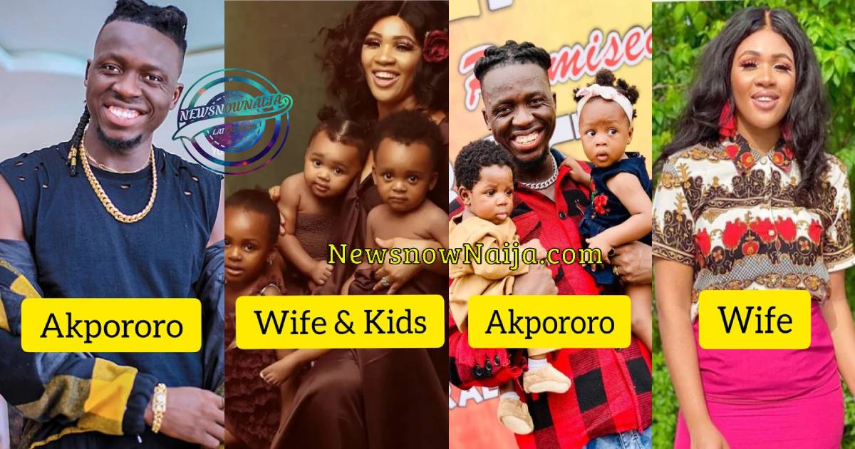 Comedian Akpororo Has a Beautiful Family, See Photos of His Wife and Adorable Kids