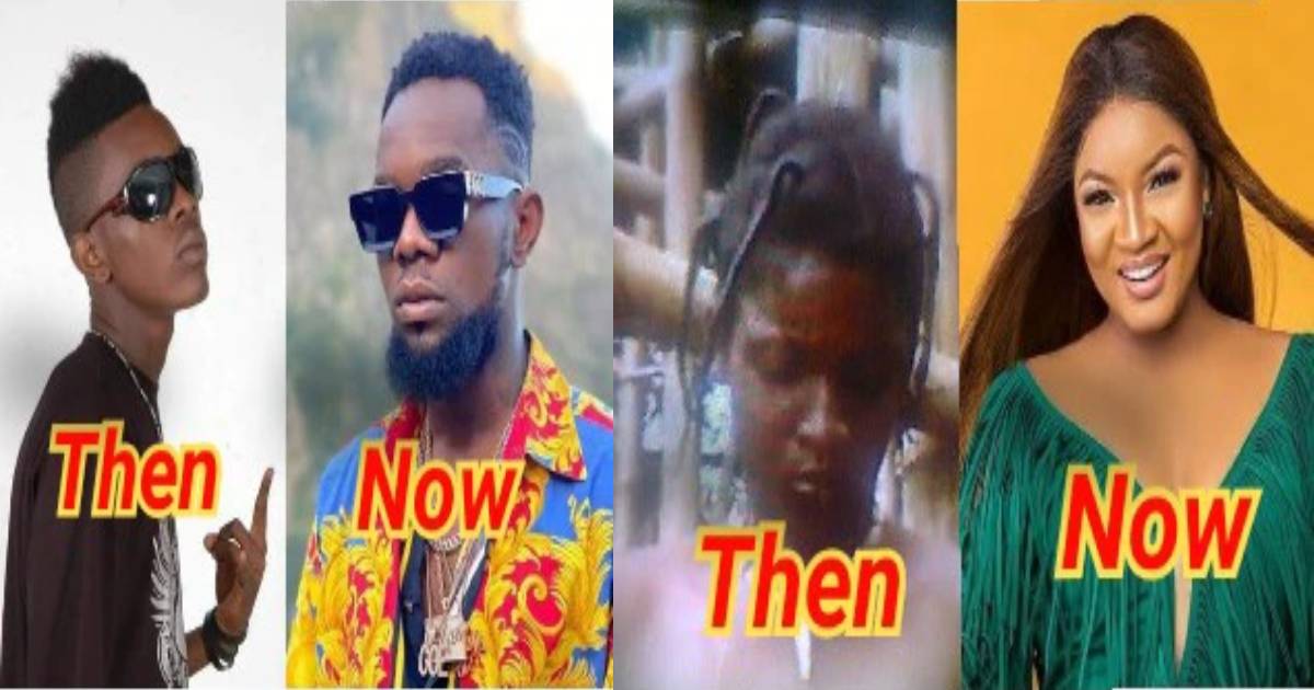 7 Nigerian Celebrities That Were Born Without A Silver Spoon, Check Out Their Throwback Photos