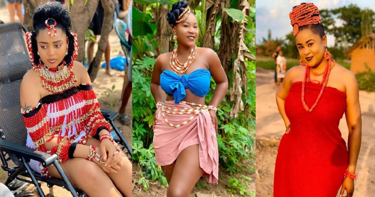 Meet 6 Beautiful Nollywood Actresses Who Love To Rock Native Outfits And Beads (Photos)