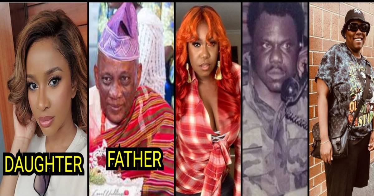 Adesua Etomi and Other Nigerian Celebrities Whose Fathers Were Soldiers (Photos)