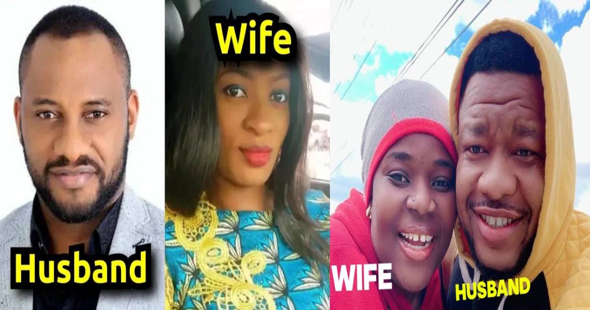 Check Out Photos of 5 Nigerian Movie Actors and Their Wives