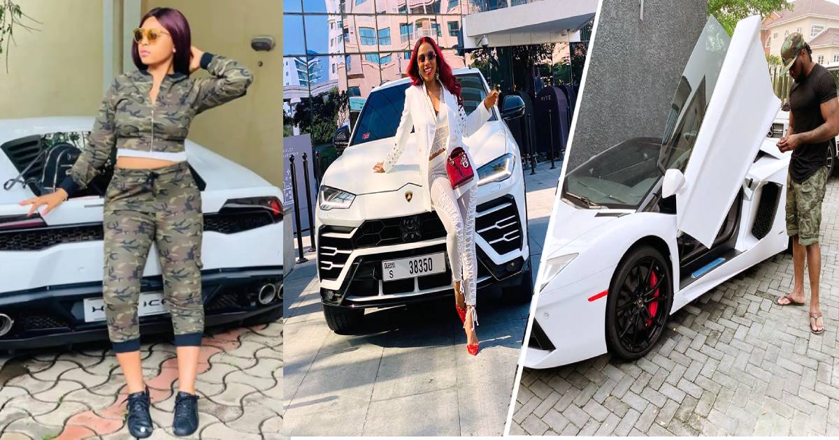 Seven Nigerian Celebrities That Show Off Their Expensive Lamborghini Cars (Photos)