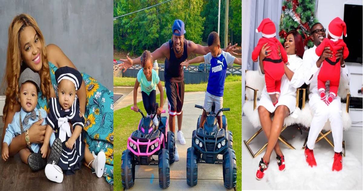 10 Popular Nigerian Celebrities In The Entertainment Industry Who Gave Birth To Twins (Photos)