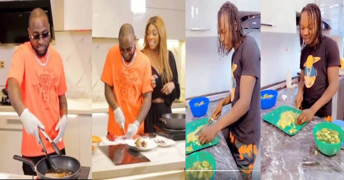 5 Nigerian Biggest Artistes Cooking In The Kitchen