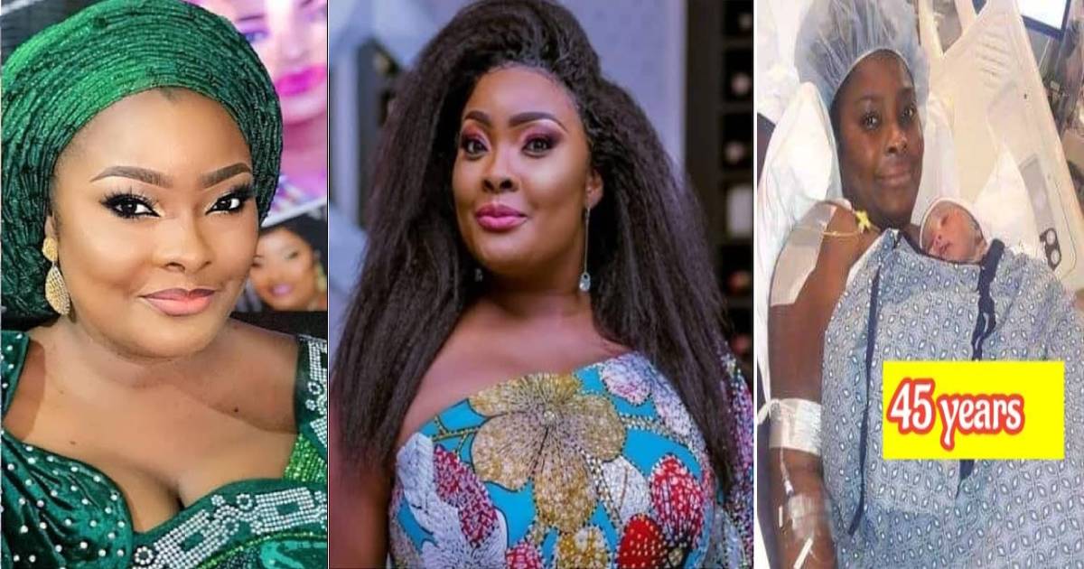 5 Nigerian Celebrities Who Welcomed A Baby In Their 40s