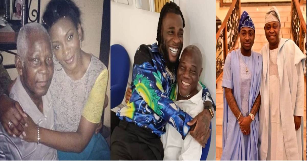 Checkout 11 Nigerian Celebrities Who Look So Much Like Their Fathers (Photos)