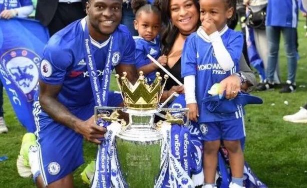 Victor Moses Welcomes Third Child With Wife, Josephine