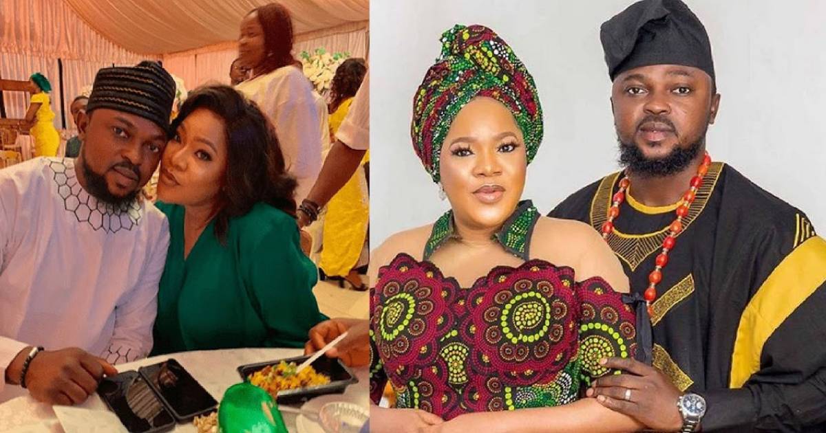 Toyin Abrahams’s Marriage Allegedly Going Through Crisis Even Though They Play Happy Couples Online