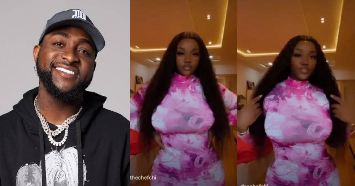 “Best Chef in the World” – Nigerian Singer, Davido Gushes Over Chioma as He Shares Video of Her Flaunting Her Curves (Watch)