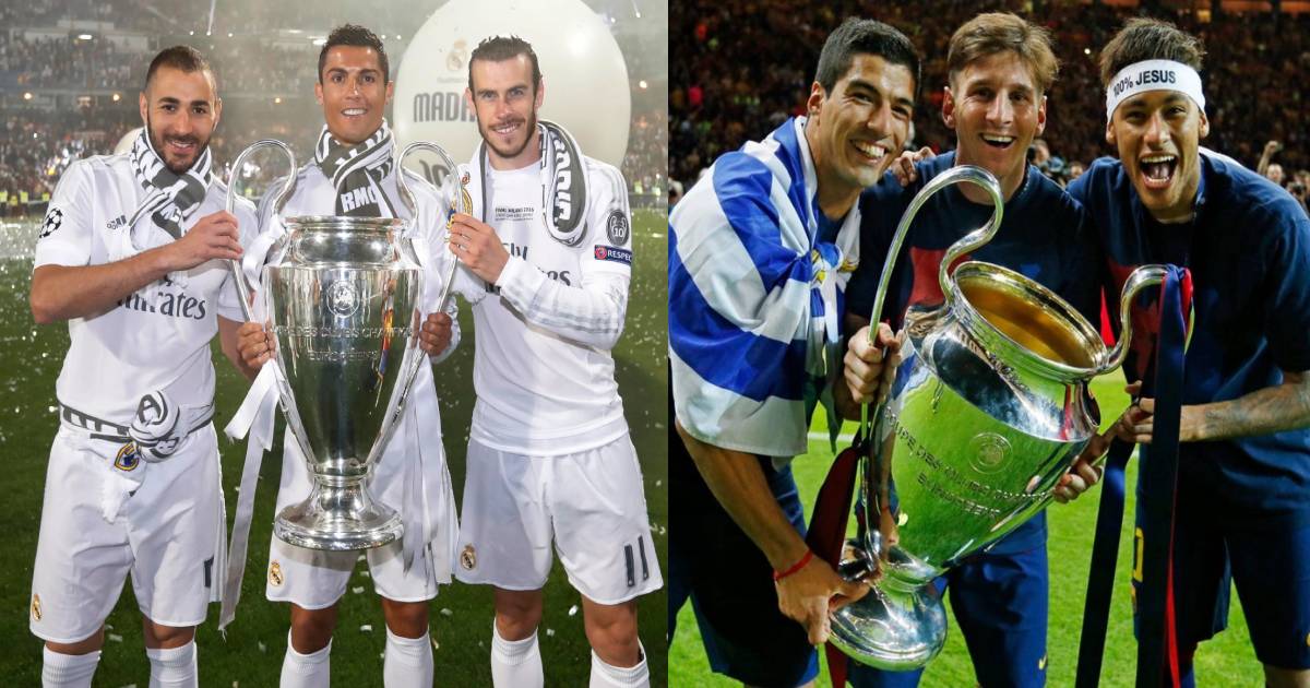 10 Greatest Attacking Trios In Football History