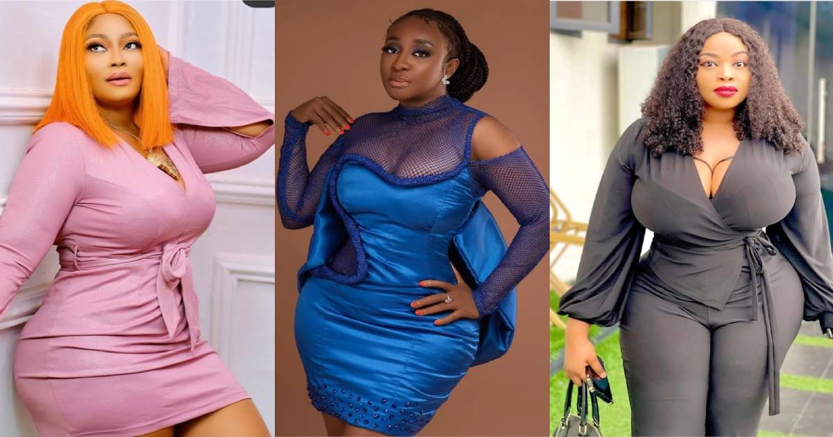 Meet Top 5 Most Curvy Nigerian Actresses In 2022 (Photos)