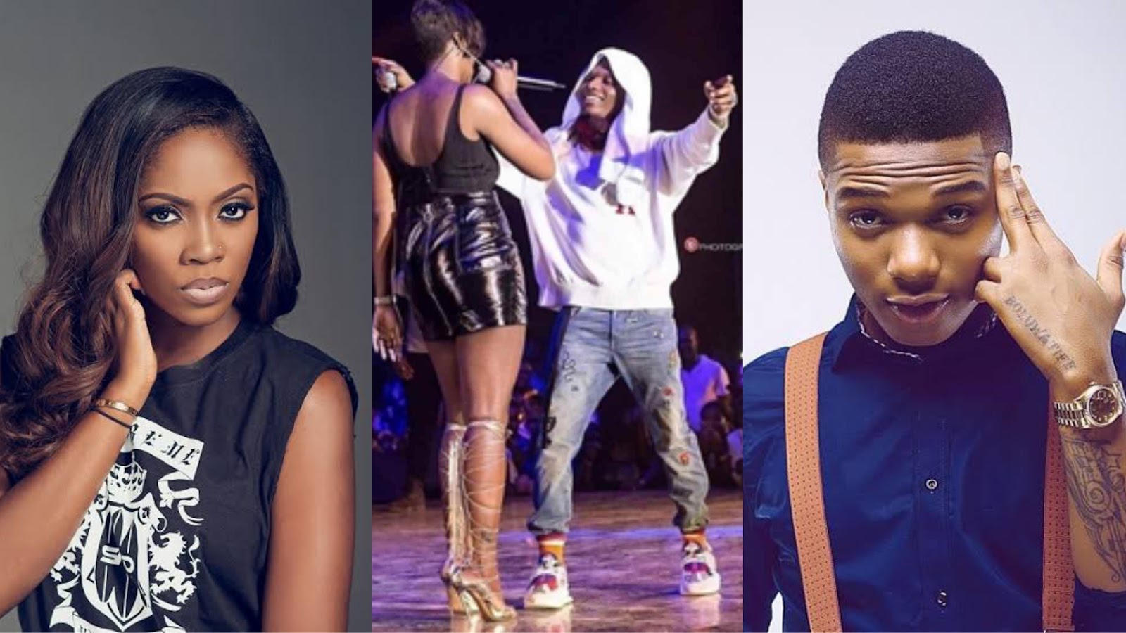 “Love Always” Wizkid And Tiwa Savage Reunited in Germany, Singers Hug Tightly (Watch Video)