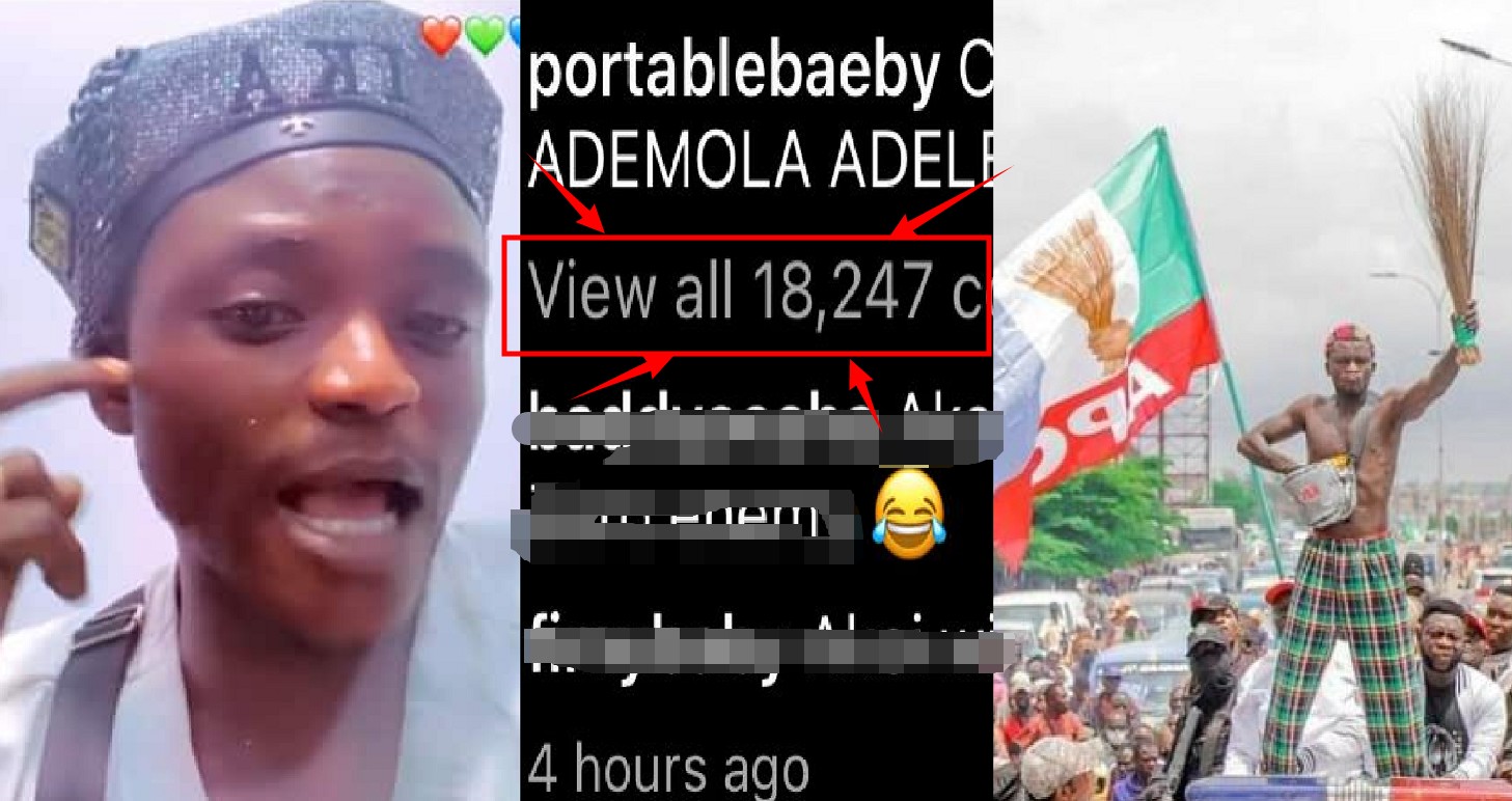 Maybe APC no pay Balance - Reactions as Singer Portable gathered 18k comments for the first time after Betraying APC [VIDEO]