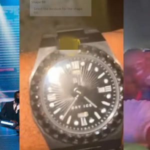 Fan Goes Gaga as Olamide gifts his N2.4 million wristwatch to a fan who sang his song word for word on stage [Video]