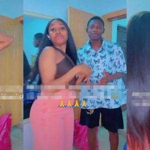 “Thank God I didn’t abort you” – Young single mother rejoices as she dances with her 14 year old son whom she had at age of 13 (Video)