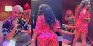 The Silicon go burst o - Reactions as Pretty Mike Spanks Mercy Eke’s Bum in Public [Video]