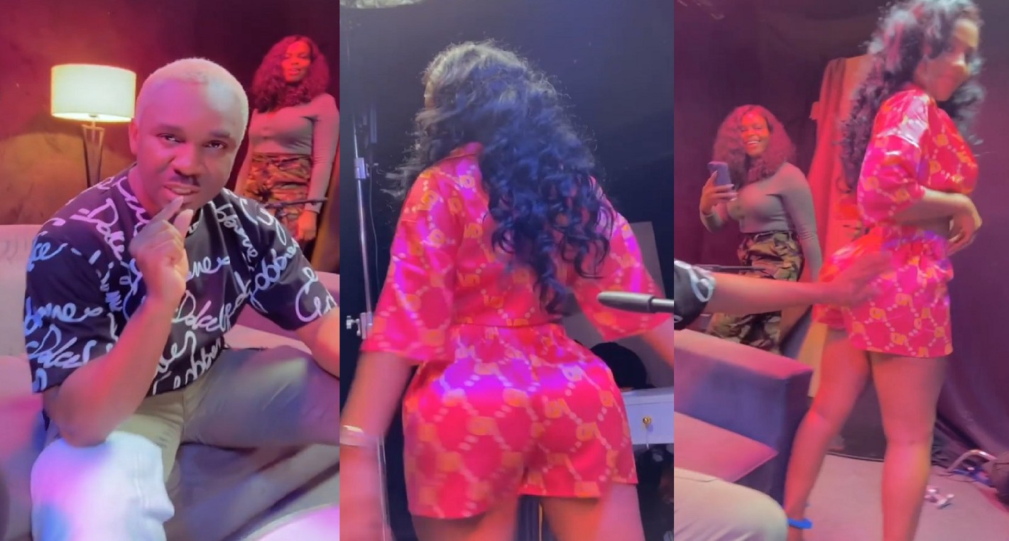 The Silicon go burst o - Reactions as Pretty Mike Spanks Mercy Eke’s Bum in Public [Video]