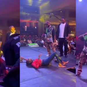 Lati give am 2 Million Naira - Davido Gifts Lady Extra 2 Million after showing Appreciation as she receive his Shoes (Video)