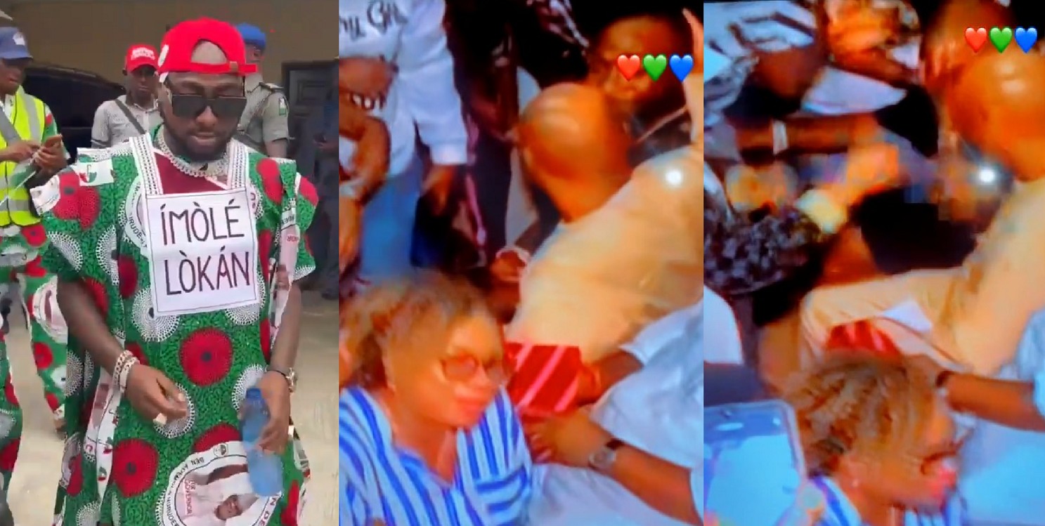 Emotional Moment Davido burst into tears as they win Osun Election after trying for the third time (Video)