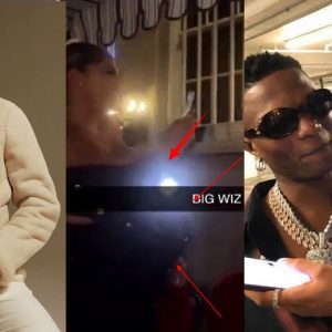 Wizkid na sharp shooter, this must be twins - Reactions as heavily pregnant Jada Pollock is spotted at a recent event (Video)