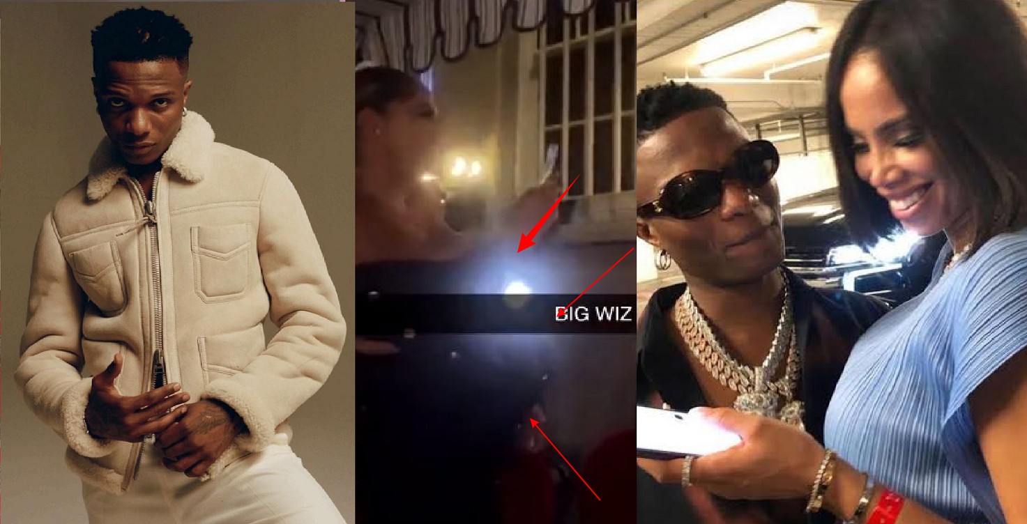 Wizkid na sharp shooter, this must be twins - Reactions as heavily pregnant Jada Pollock is spotted at a recent event (Video)