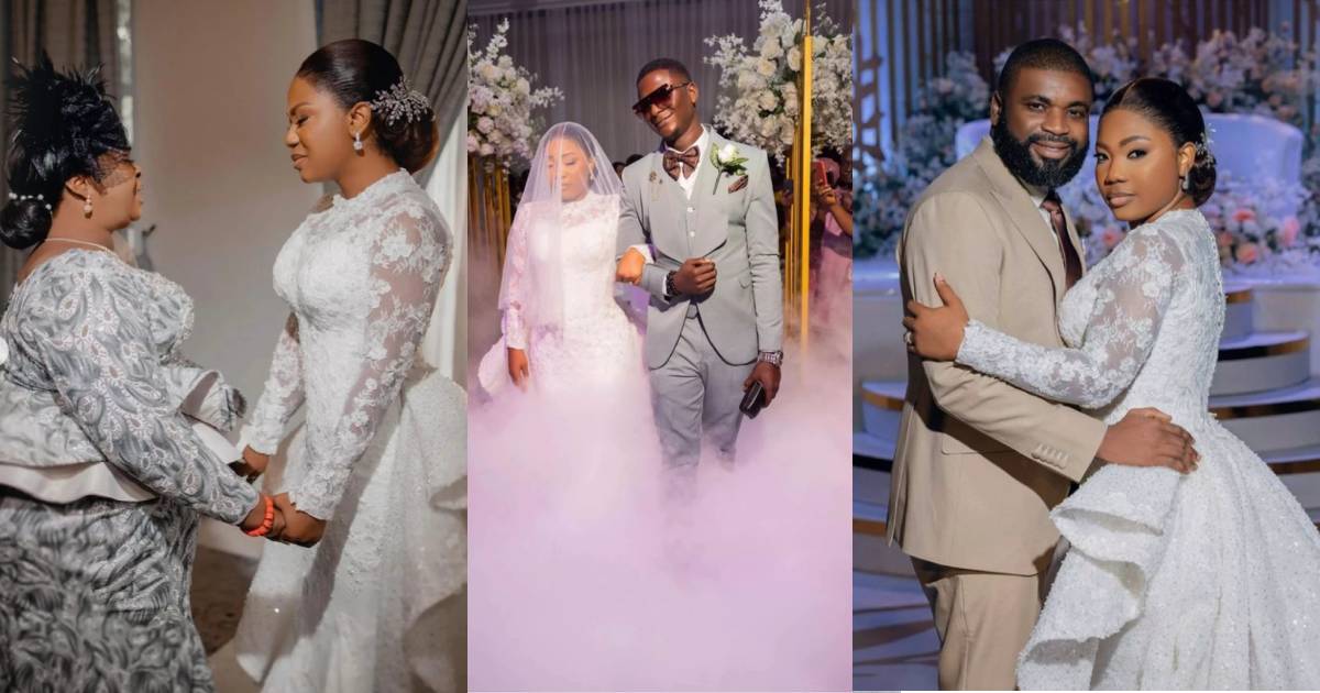 Mercy Chinwo Reveals Emotional Moment With Her Mum & Brother As One Of Her Wedding's Great Moments