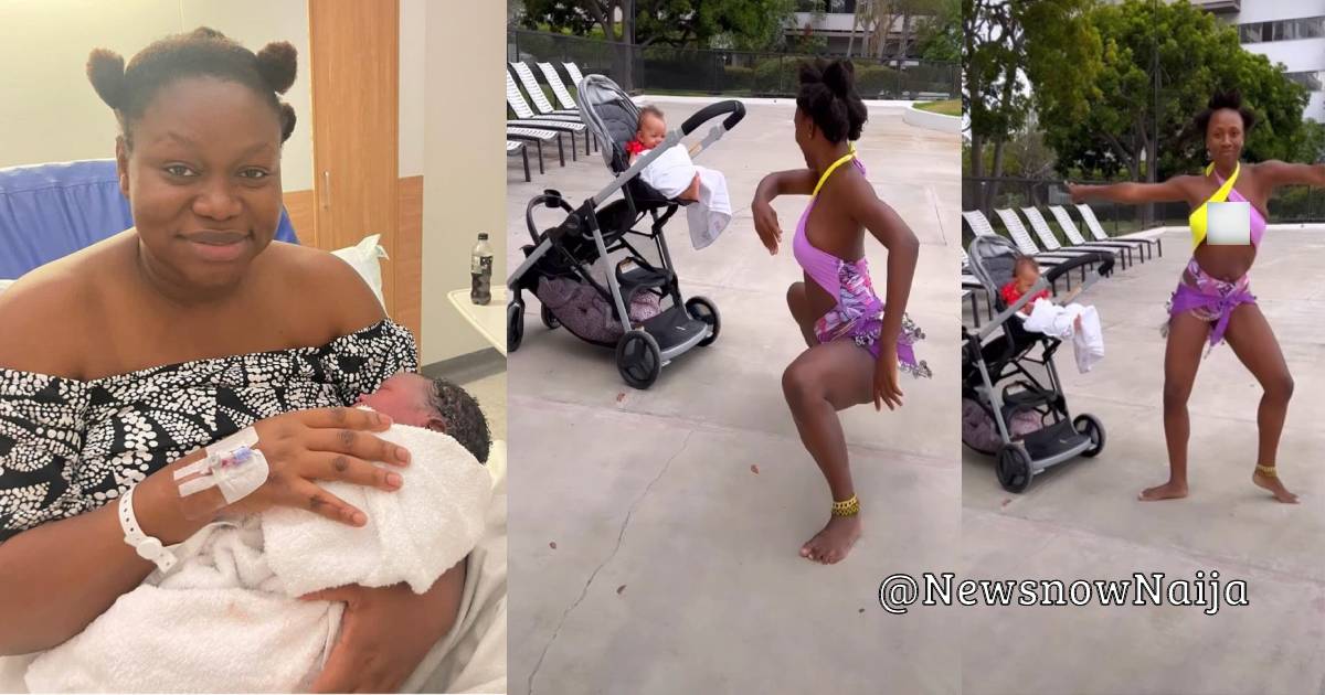 Uche Ogbodo, Ruth Kadiri And Others React As Korra Obidi Dances For Her Second Daughter In New Video