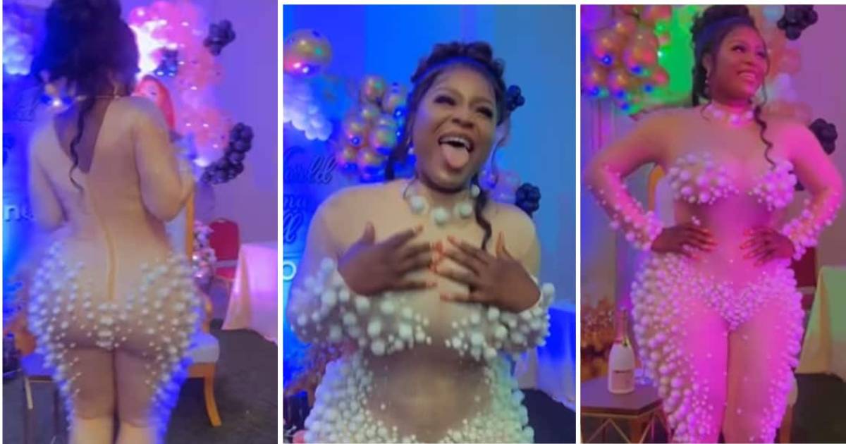 Actress Destiny Etiko's Outfit To Her Birthday Bash Causes Stir Online (Video)