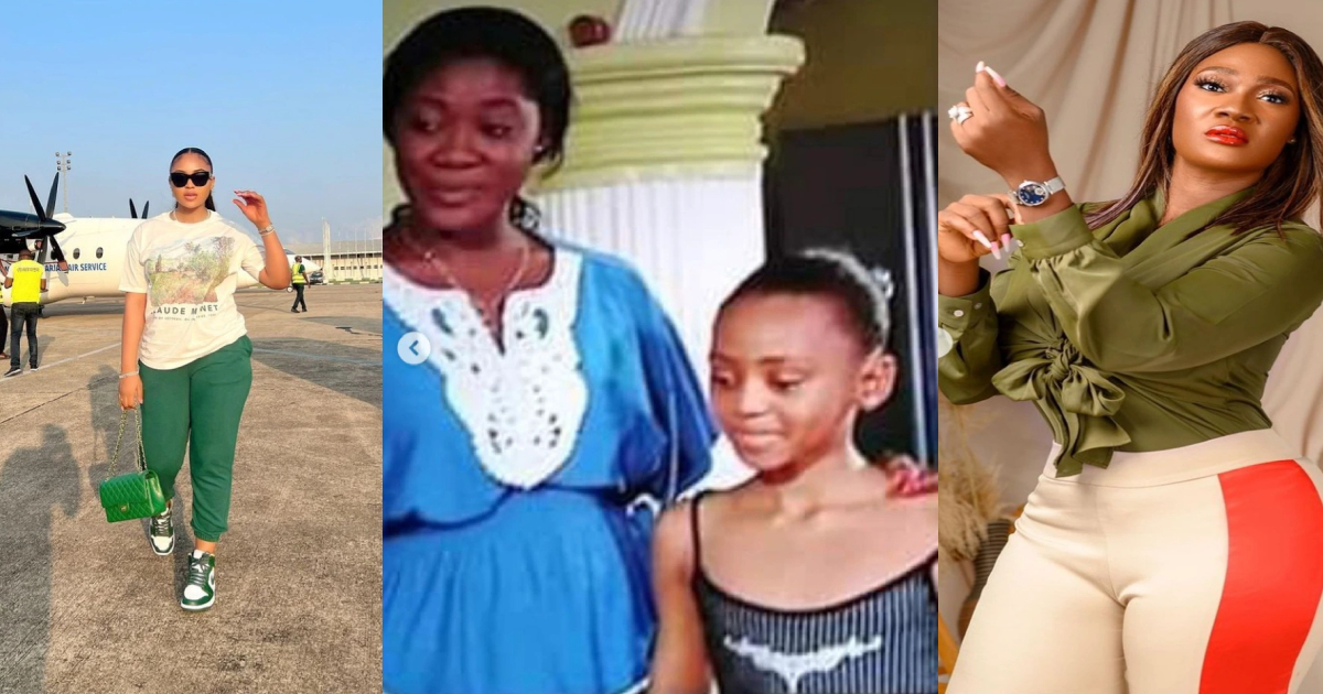 Regina Daniels Celebrates Her Mentor In The Industry, Mercy Johnson, Shares Throwback Pictures