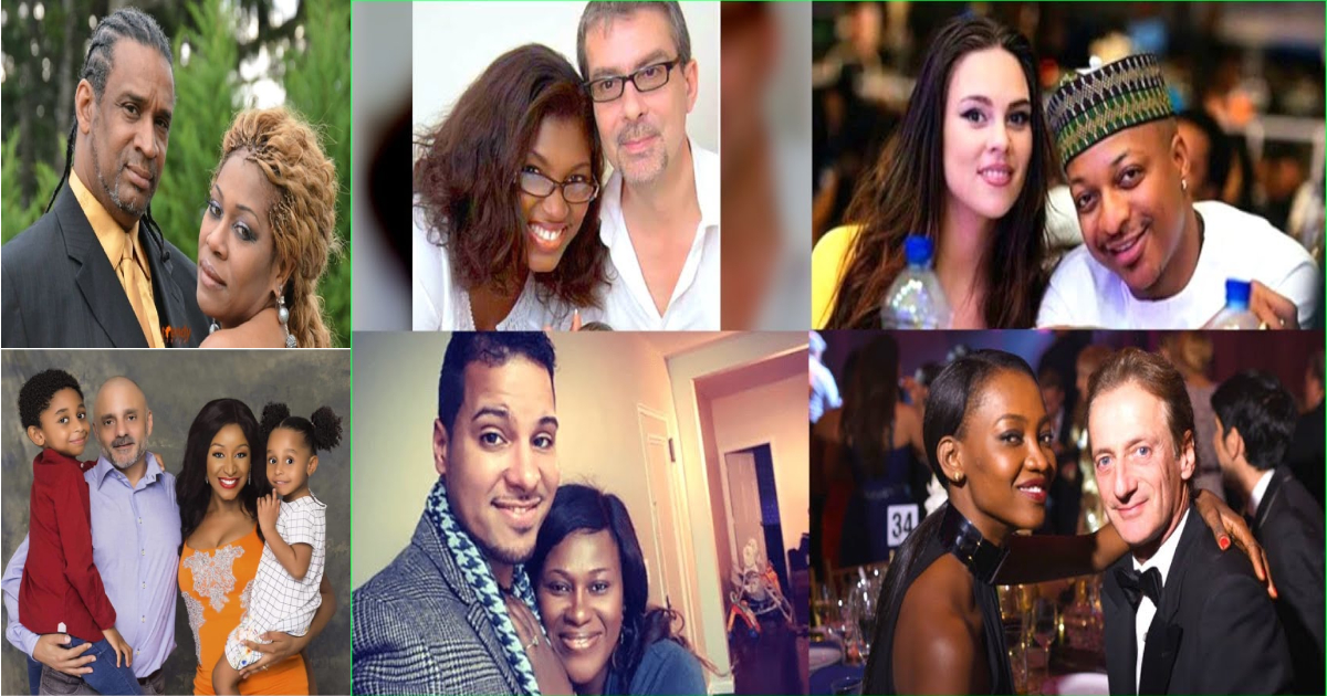 12 Nigerian Celebrities Who Are Married To Foreigners (Interracial Couple)