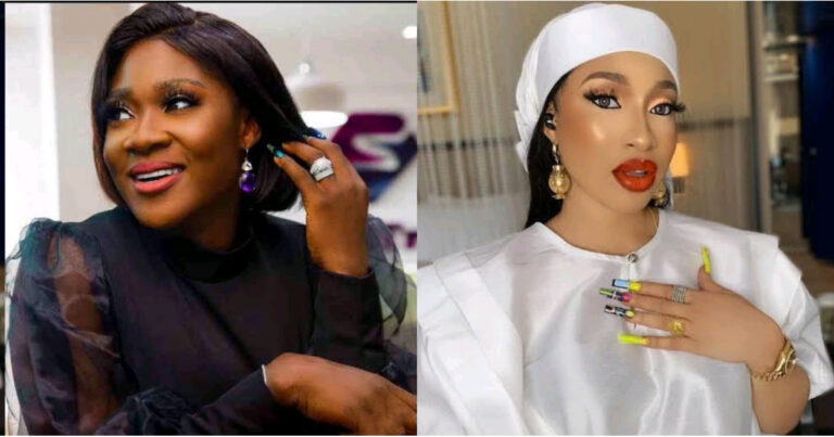 “Pls give him what he wants” – Tonto Dikeh begs Mercy Johnson to consider her son’s request [VIDEO]