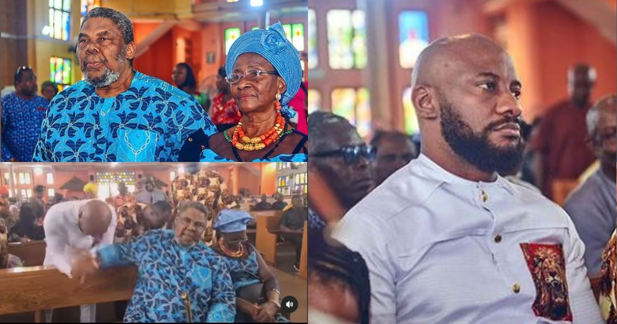 Nollywood Star, Yul Edochie dragged to shreds over message to parents on their 53rd marriage anniversary(Video)